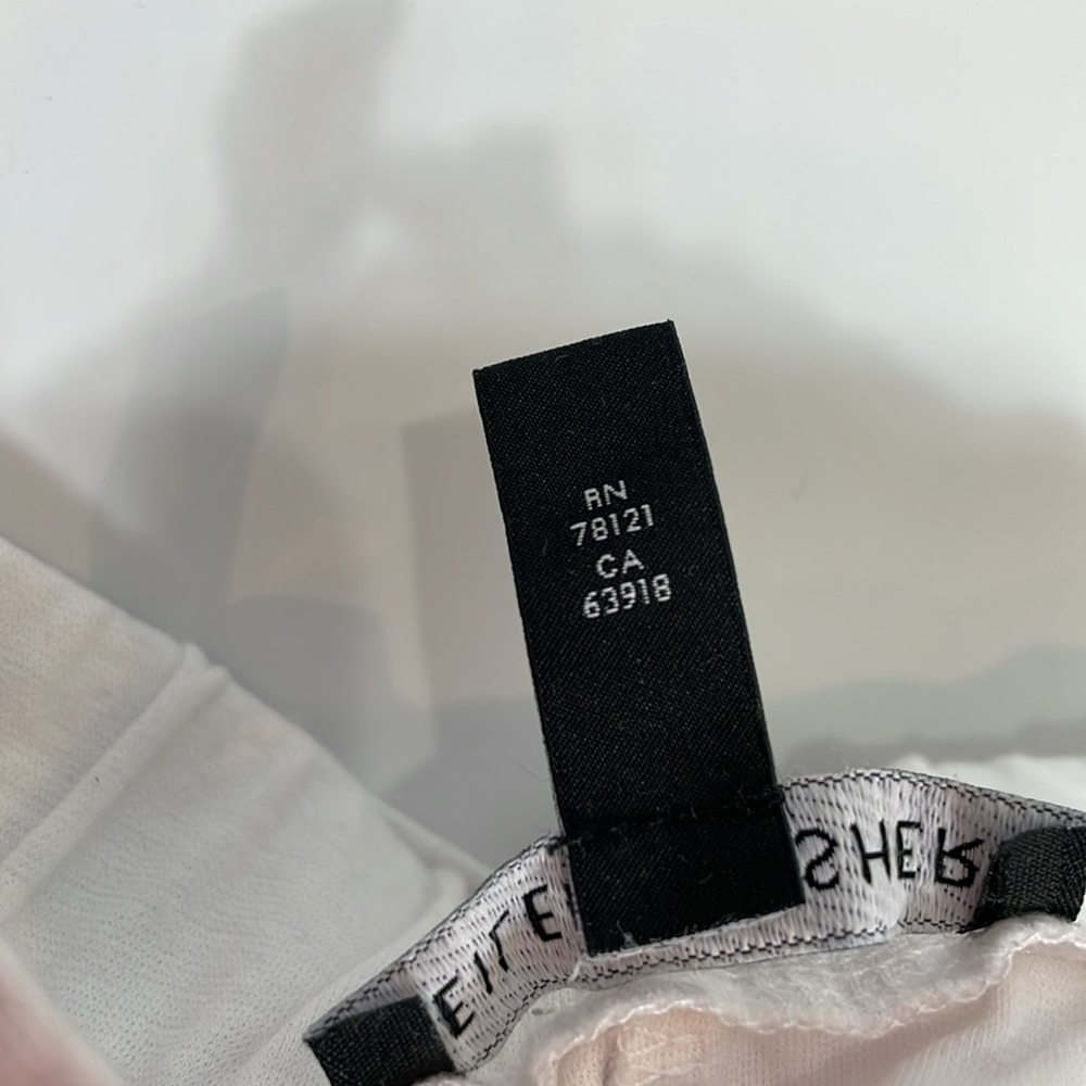 Eileen Fisher Pants XS White Cropped Stretch Pants Elastic Back EUC - Picture 9 of 9